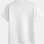 Twisted Squares Jacquard T-Shirt