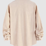 Men's Textured Corduroy Long Sleeve Shirt