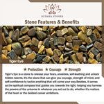 Buddha Stones Lava Rock Tiger Eye Stone Elephant Diffuser Peace Healing Bracelet