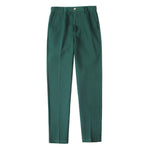 Waffle Solid Slim Fit Elastic Waist Trousers