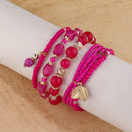 Elegant Crown Pearl Bracelet Set