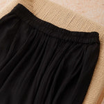 Elastic Waist Casual Wide-leg Culottes