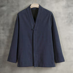 Winter Fleece V-neck Long-sleeved Shirt