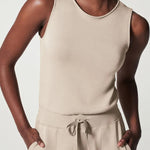 Zeagoo Women's Adjustable Belt Overalls Rompers Sleeveless Wide Leg Jumpsuit