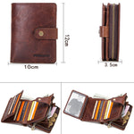 RFID Multifunctional Leather Wallet