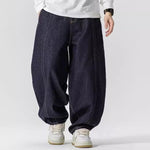 Retro Loose Straight Wide-leg Pants