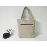 Buddha Stones Pear Flower Plum Peach Blossom Bamboo Embroidery Canvas Large Capacity Shoulder Bag Tote Bag