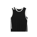 Asymmetric Cutout Sleeveless Tank Top