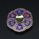 Buddha Stones Six True Words Fidget Spinner Blessing Finger Hand Spinner Decoration (Extra 30% Off | USE CODE: FS30)