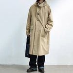 Japanese Retro Hooded Over-the-knee Coat