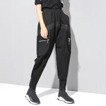 Zippered Pocket Slim Fit Trousers