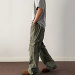 American Vintage Flared Multi-pocket Overalls