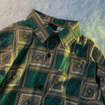 Retro Barklow Check Print Casual Shirt