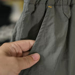Color-blocked Rolled-up Water-repellent Shorts