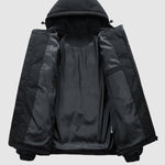 Men's textured cargo pocket Puffer Padded Jacket