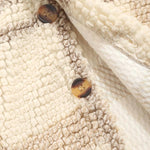 Men's Vintage Plaid Fleece Lapel Jacket