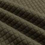Men's waffle texture solid color casual sweatshirt
