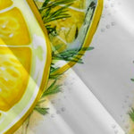 Men's 3D Lemon Print Beach Casual Short Sleeve Shirt