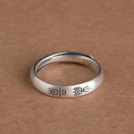Buddha Stones Peace And Joy Copper Luck Wealth Ring