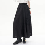 Women's Asymmetric Wide-Leg Elastic Waist Pants Culottes