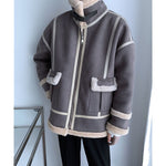 Winter Stitching Thickened Loose Coat