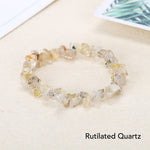 Natural Irregular Shape Crystal Stone Warmth Soothing Bracelet