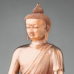 Buddha Stones Gautama Shakyamuni Buddha Figurine Serenity Copper Statue Home Decoration