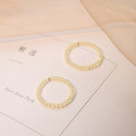 Buddha Stones Natural Citrine Happiness Prosperity Ring