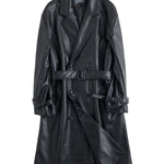 Soft Pu Leather Windbreaker Jacket