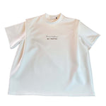 Letter Print Shoulder Pads Short Sleeve T-Shirt