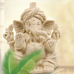 Buddha Stones Ganesh Ganpati Elephant Statue Blessing Protection Home Decoration