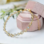 Buddha Stones Natural Moonstone 14K Gold Plated Healing Positive Bracelet