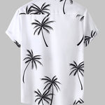 Men's Hawaiian Floral Print Resort Short Sleeve Shirt