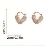 V-Shaped Everyday Pearl Earrings