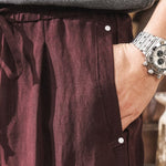 Lyocell Cooling Draped Loose Casual Pants
