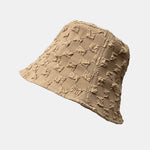 Wrinkle Checkerboard Bucket Hat