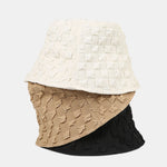 Wrinkle Checkerboard Bucket Hat