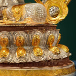 Buddha Stones Bodhisattva Green Tara Hope Copper Statue Decoration