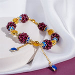 Buddha Stones Tibetan Garnet Calm Bracelet