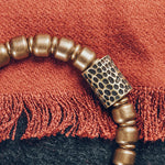 Buddha Stones Tibetan Red Agate Green Agate Copper Confidence Fortune Bracelet