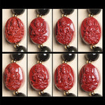 Buddha Stones Chinese Zodiac Natal Buddha Natural Black Obsidian Cinnabar Purification Bracelet (Extra 35% Off | USE CODE: FS35)