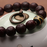 Buddha Stones Tibetan Bodhi Seed Agate Bead Luck Wealth Tassel Charm Wrist Mala (Extra 30% Off | USE CODE: FS30)