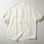 Retro Stand-up Collar Breathable Drape T-shirt