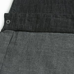 Square Neck Raw Edge Denim Vest Patchwork Jeans Two-Piece Set