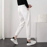 Slim-Fit Tapered Dress Trousers with Fluid Drape
