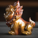 Buddha Stones Color Changing Small PiXiu Resin Tea Pet Wealth Home Figurine Decoration