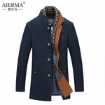 Stand Collar Slim Coat