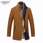 Stand Collar Slim Coat