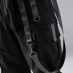 Men's Strap Design Multi-Pocket Cargo Pants