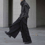 Irregular Ribbon Wide-leg Pants